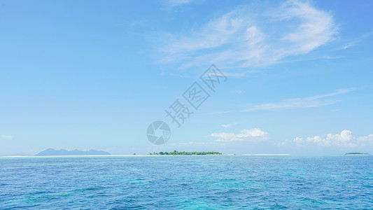 马来西亚仙本那海岛度假背景图片