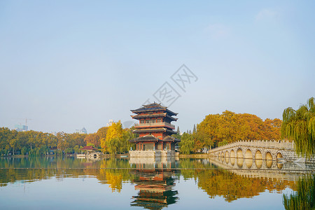 张辽墓安徽合肥古逍遥津背景