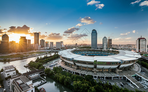 体育馆建筑苏州体育馆背景