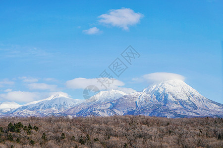 里约半岛北海道知床半岛自然风光背景