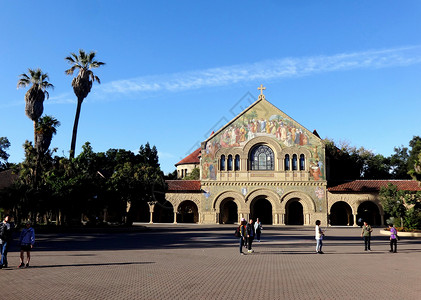 美国的大学美国西部行斯坦福大学背景