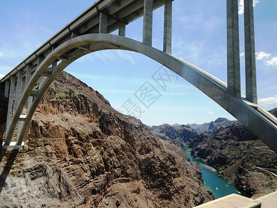 美国西部行科罗拉多河黑峡高清图片