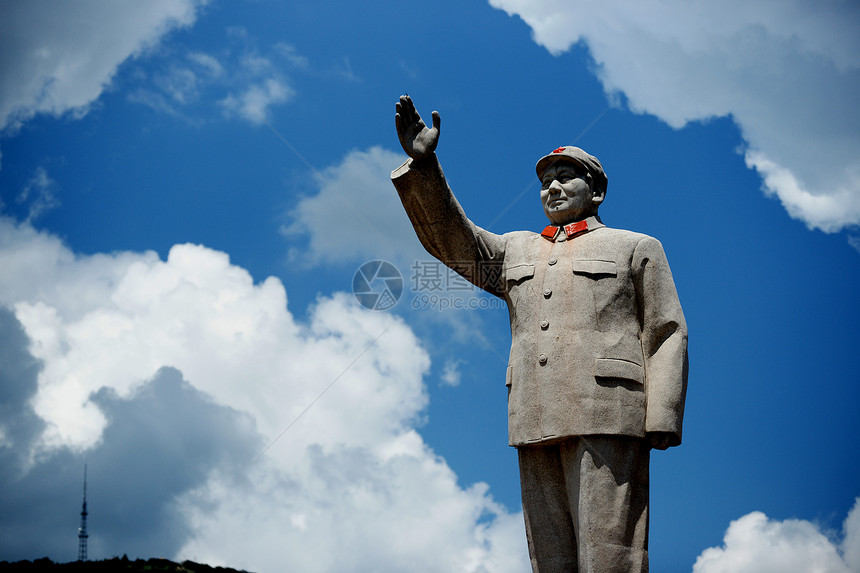 毛主席雕像图片