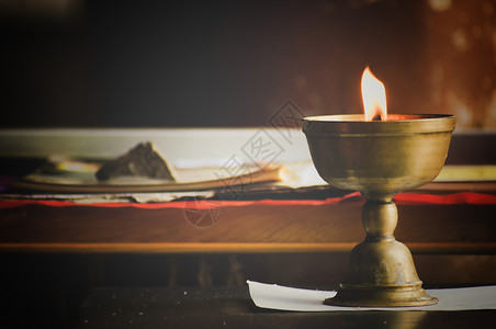 蜡烛火焰素材西藏佛教蜡烛燃灯背景
