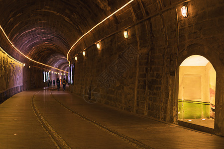 厦门鸿山隧道铁路公园背景图片