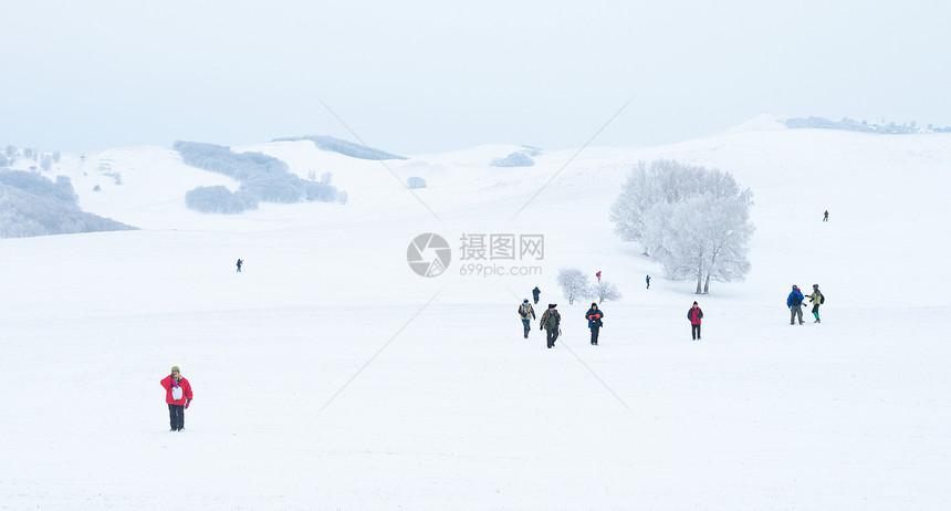 冬天雪景风光图片