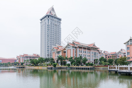 厦门集美大学集美大学教学楼背景