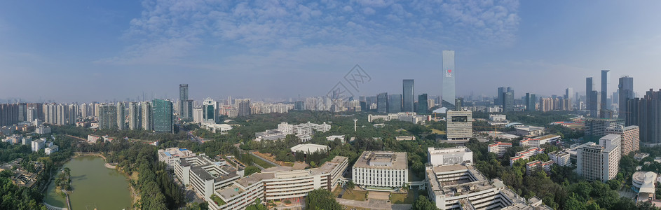 深圳学校深圳大学全景长图背景