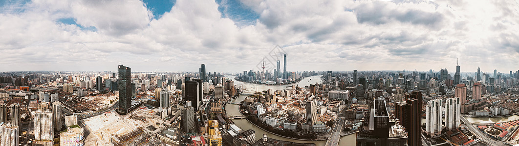 上海全景城市风光图片