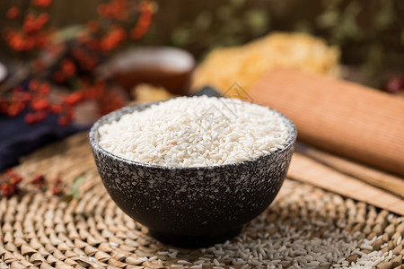 五谷糯米食品黏米高清图片