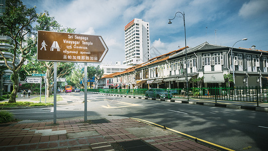 新加坡街景外国街景高清图片