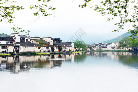 宏村建筑风景图片