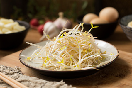 新鲜绿豆芽新鲜绿豆芽高清图片