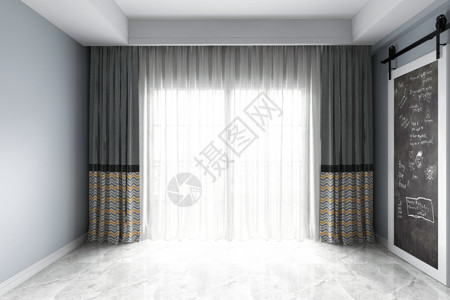 家居窗帘设计背景图片