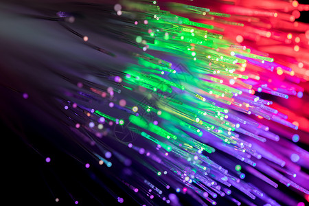 彩色粒子素材彩色光纤背景