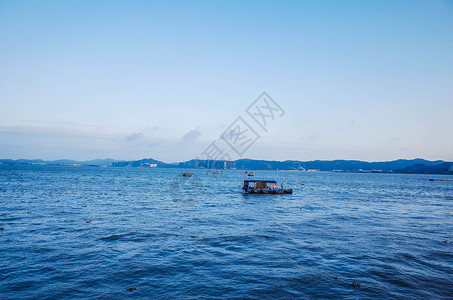 潮汕海滨长廊背景图片