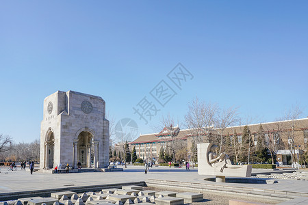 天大天津大学风光背景