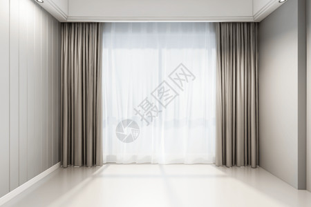 现代风海报现代家居窗帘设计图片