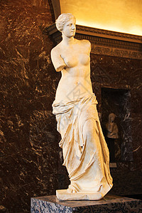 古希腊神话巴黎卢浮宫断臂的维纳斯背景