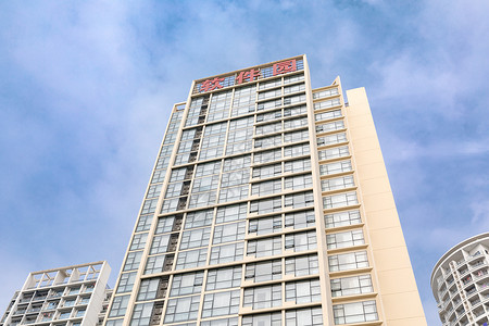齐鲁软件园厦门软件园高楼建筑背景