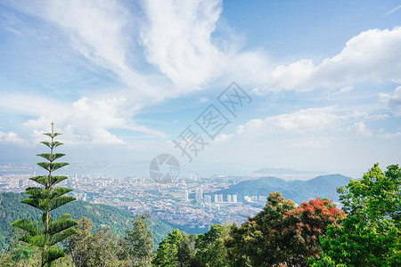 马来西亚槟城全景风光图片