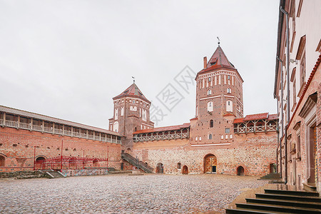 白俄罗斯米尔城堡高清图片