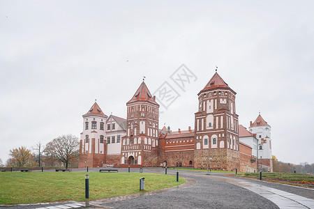 白俄罗斯米尔城堡高清图片