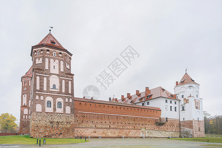 白俄罗斯米尔城堡背景