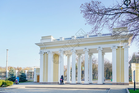 乌克兰哈尔科夫彩色公园乌克兰哈尔科夫高尔基公园背景