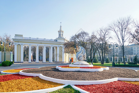 乌克兰哈尔科夫彩色公园背景