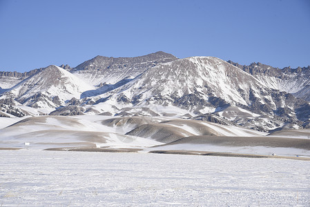 新疆赛里木湖冬季风景 图片
