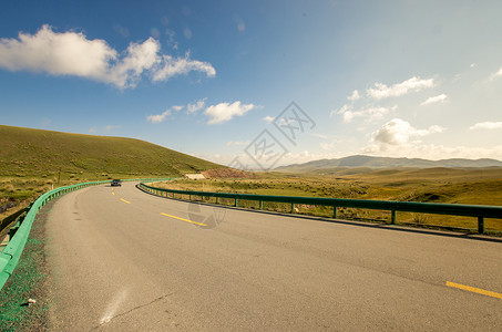 西北环线道路背景图片