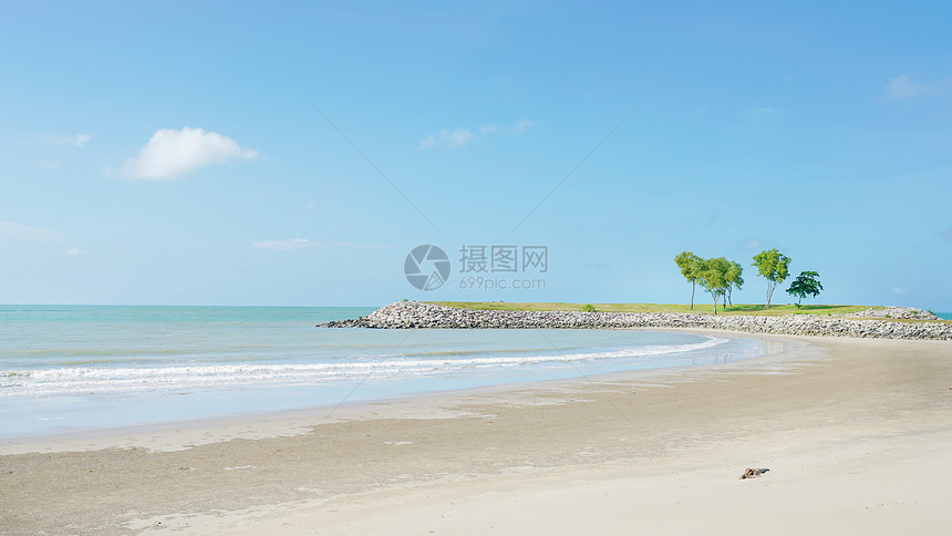 文莱热带海滨风光图片