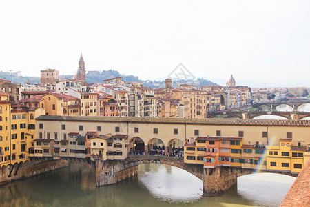 意大利佛罗伦萨老桥高清图片