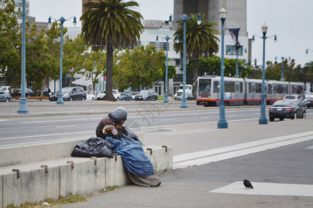 无家可归人美国旧金山流浪汉背景