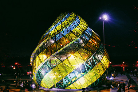 越南大叻玻璃建筑高清图片