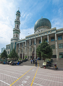 西宁东清关大寺背景图片