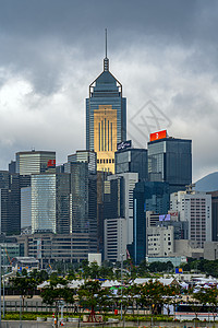 香港中环的高楼背景图片