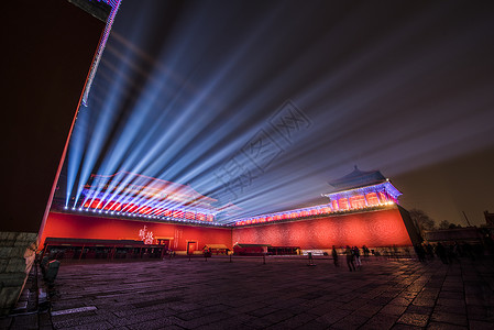北京故宫紫禁城上元之夜高清图片