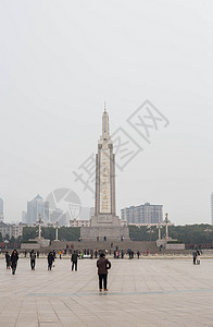 纪念八一南昌八一广场英雄纪念塔背景