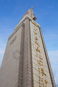 抗战英雄纪念塔南昌八一广场英雄纪念塔背景