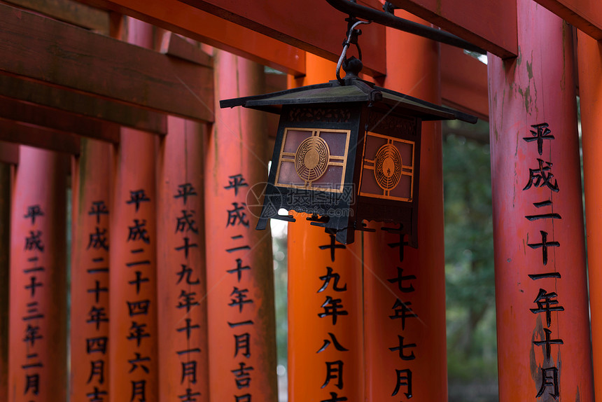 日本京都神社装饰图片