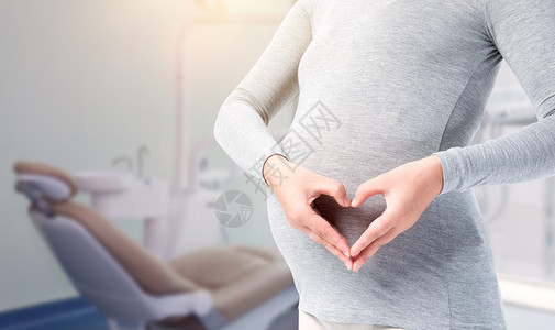 女性怀孕孕检设计图片