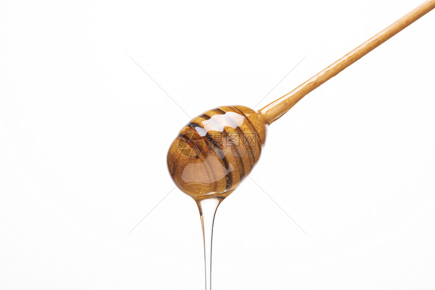 蜂蜜木制勺图片