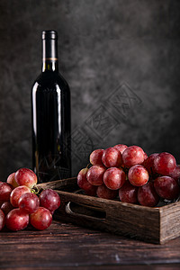 红提红酒背景图片