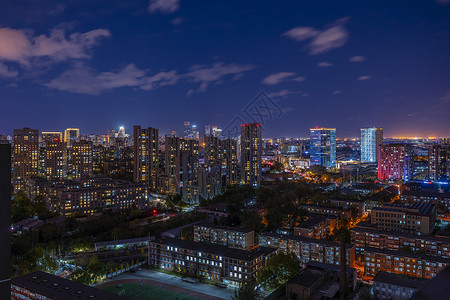 北京夜景城市图片
