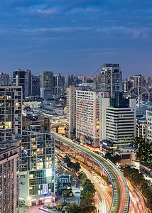 厦门城市夜景背景图片