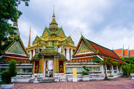 泰国特色建筑泰国曼谷大皇宫背景