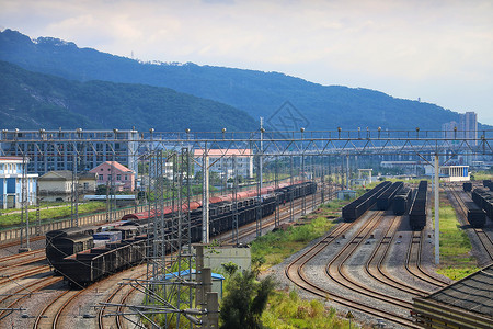 福州东站铁路背景图片