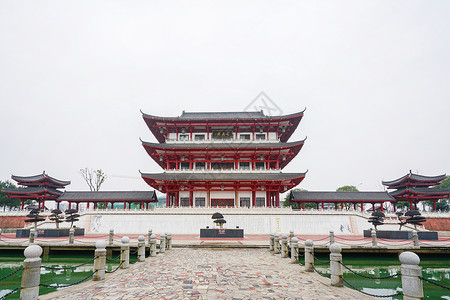 柳叶花边常德司马楼背景